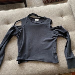 Rag & Bone Cold Shoulder Sweatshirt